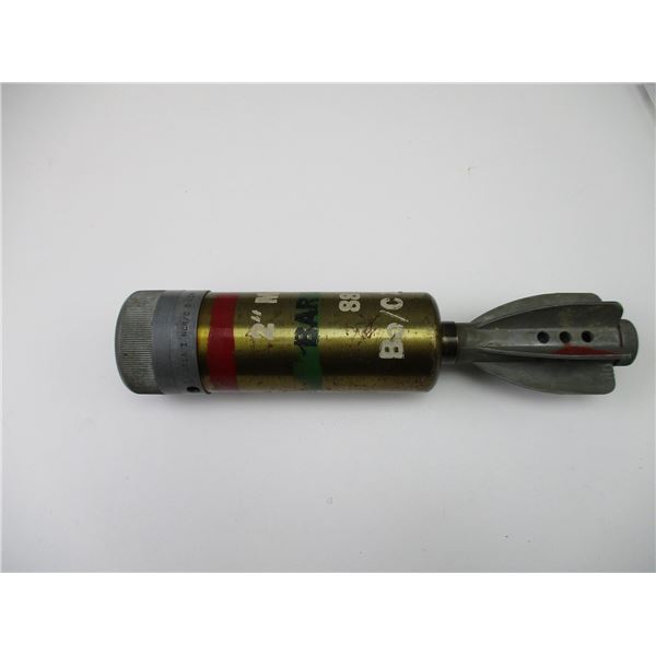 WWII 2" INERT MORTAR ROUND