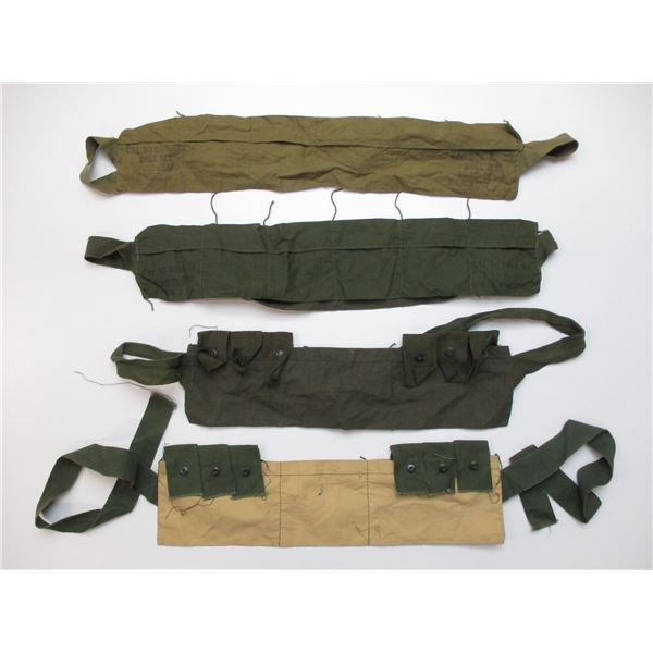ASSORTED BANDOLIERS LOT