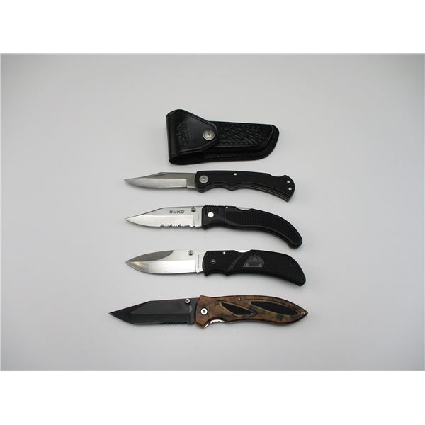 ASSORTED FOLDING KNIVES