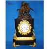 Image 1 : Fantastic and Exclusive Bronze Mantel Clock !! #2251183