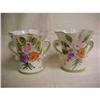 Image 1 : Ceramic Hand Painted Floral F.T.D. Vases   #2251330