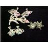 Image 1 : Rhinestone Brooch and 3 Pairs of Earrings! #2251382