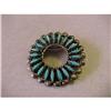 Image 1 : Wreath Shaped Turquoise And Sterling #2251387