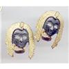 Image 1 : SALE Black Face  Earrings #2251567