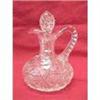 Image 1 : Hand blown Cut glass Cruet #2251710