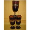Image 1 : Art Deco Amethyst color water Goblet #2251715