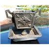 Image 1 : PAT 1871 CAST IRON MATCH HOLDER WITH STRIKERS #2252067