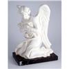 Image 1 : Kneeling Angel in Italian Oxolyte on Marble #2252145