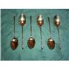Image 1 : 6 Silver -plated Teaspoons with Goat's feet #2252316