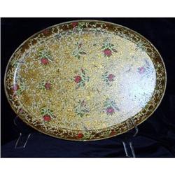 Papier Mache Rose Tray   #2252397