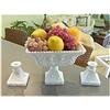 Image 1 : Westmoreland Beaded Panel Grape Compote Set #2252599