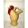 Image 1 : Folk Art  Pitcher Rooster Signed Jerry Brown #2264687