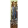 Image 1 : Tall Gilt Metal Plant Stand #2265064