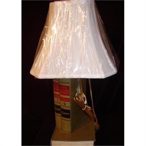 DESK LAMP MADE FROM LAW BOOKS 2276793