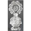 Image 1 : Czech Crystal Large Ornate Perfume Bottle #2277497