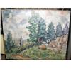 Image 1 : Original Oil on Canvas - Landscape w/Horsedrawn#2278006