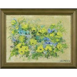 Original oil on wood floral painting entitled #2298312