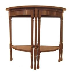 Pair of Demilune Nesting Tables #2298345