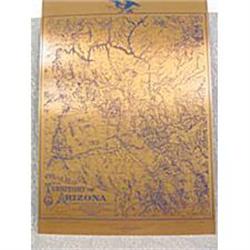 Copper Etching Official Map Territory Arizona #2298705