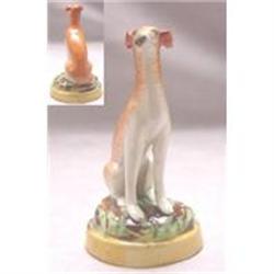 Stafforshire Pottery Figure Of A Greyhound #2298710