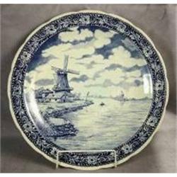 Boch Belgium Delft Blue/White Charger. #2298743