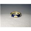 Image 1 : Hidalgo Enamel 18K Gold Floral Daisy Band Ring #2298880