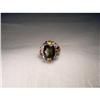 Image 1 : 14K WG Gold Tourmaline Peridot Diamond Ring #2298917