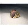 Image 1 : 14K YG Gold Designer Handmade Amethyst Ring #2298933