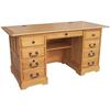 Image 1 : Beautiful large solid oak Desk #2299053