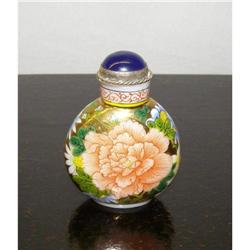 Gold Plate Fine Paint Perkin Glass Snuff Bottle#2299078
