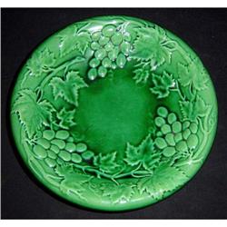 Antique English Majolica Footed Dish #2299205