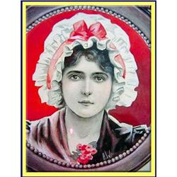 PORTRAIT MINIATURE YOUNG GIRL O WILSON F.R.M.S #2299239