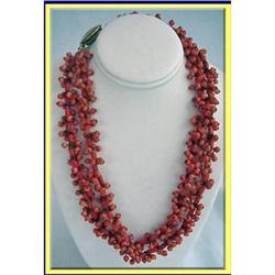 ANTIQUE / VINTAGE 2BL CORAL NECKLACE #2299246