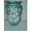 Image 1 : ITALIAN MAJOLICA TWO HANDLE VASE #2299279
