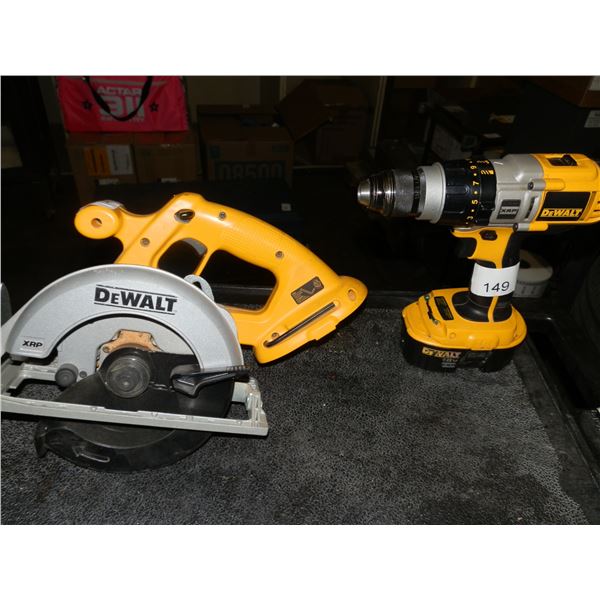 Dewalt 18 Volt Power Tool Lot