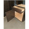 Image 5 : 3 Brown Cabinets