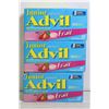 Image 1 : 3PK ADVIL JUNIOR STRENGTH IBUPROFIN TABLETS FRUIT