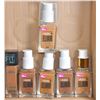 Image 1 : BOX WITH 6 NEW FOUNDATIONS - 5 COVERGIRL