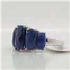 Image 2 : EC129-140 SILVER SODALITE(7.1CT) RING