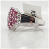 Image 2 : EC129-129 SILVER RUBY(1.2CT) RING