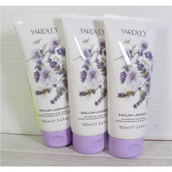 3PK YARDLEY ENGLISH LAVENDER HAND CREAM 100ML EA