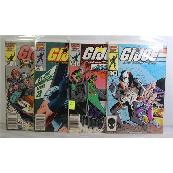 RUN OF G.I. JOE A REAL AMERICAN HERO # 47,48,49,50