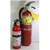 Image 1 : LOT OF 2 CHARGED FIRE EXTINGUISHERS 5LBS & SMALLER