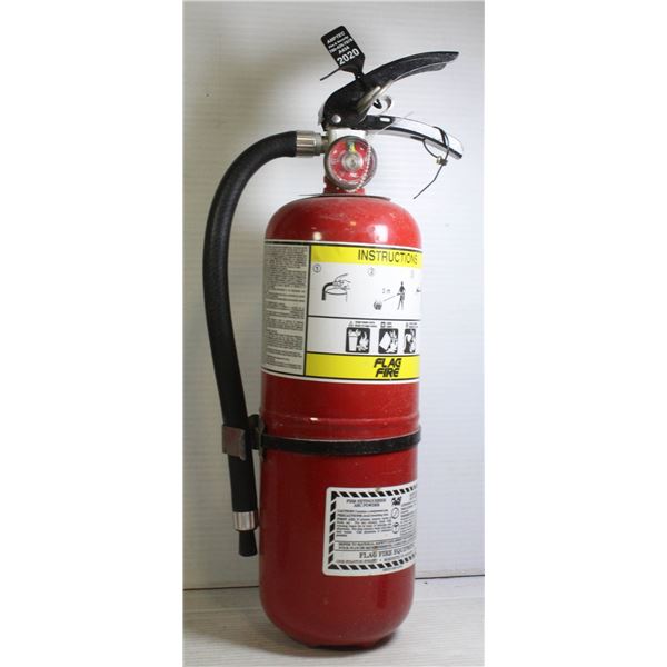 2020 INSPECTED & CHARGED 5LBS FIRE EXTINGUISHER