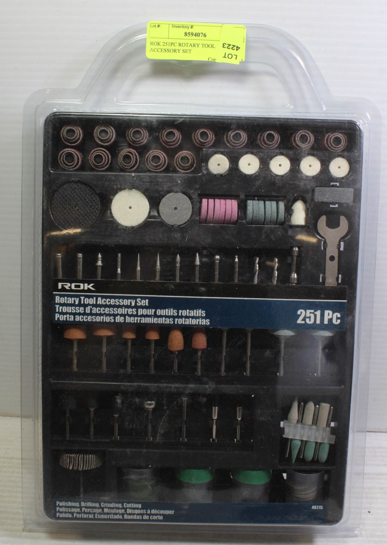 ROK 251PC ROTARY TOOL ACCESSORY SET