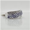 Image 3 : EC129-131 SILVER TANZANITE(1CT) RING