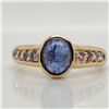 Image 1 : EC129-143 SILVER TANZANITE(1.9CT) RING