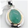 Image 2 : EC129-149 SILVER SAKOTA EMERALD(1.3CT) PENDANT