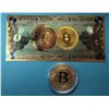 Image 1 : LOT OF 2 VERSIONS OF BIT COIN:  COLORIZED