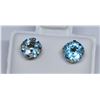 Image 1 : BZ415-157 BLUE TOPAZ (1.6 CT) EARRINGS